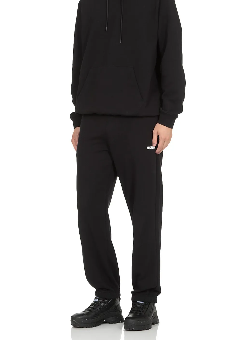 Msgm Logo Printed Track Pants