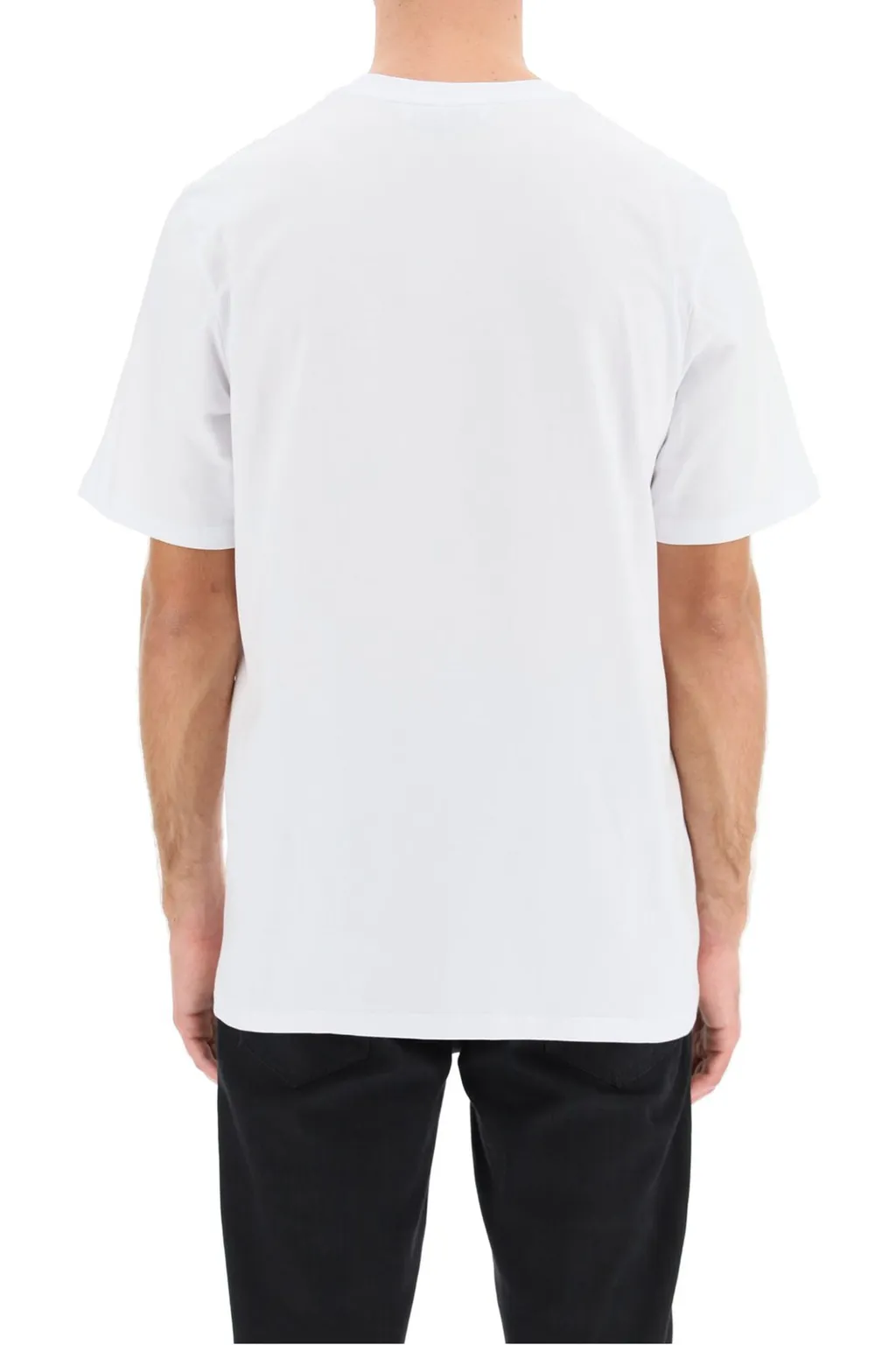 Msgm Logo Printed Crewneck T-Shirt