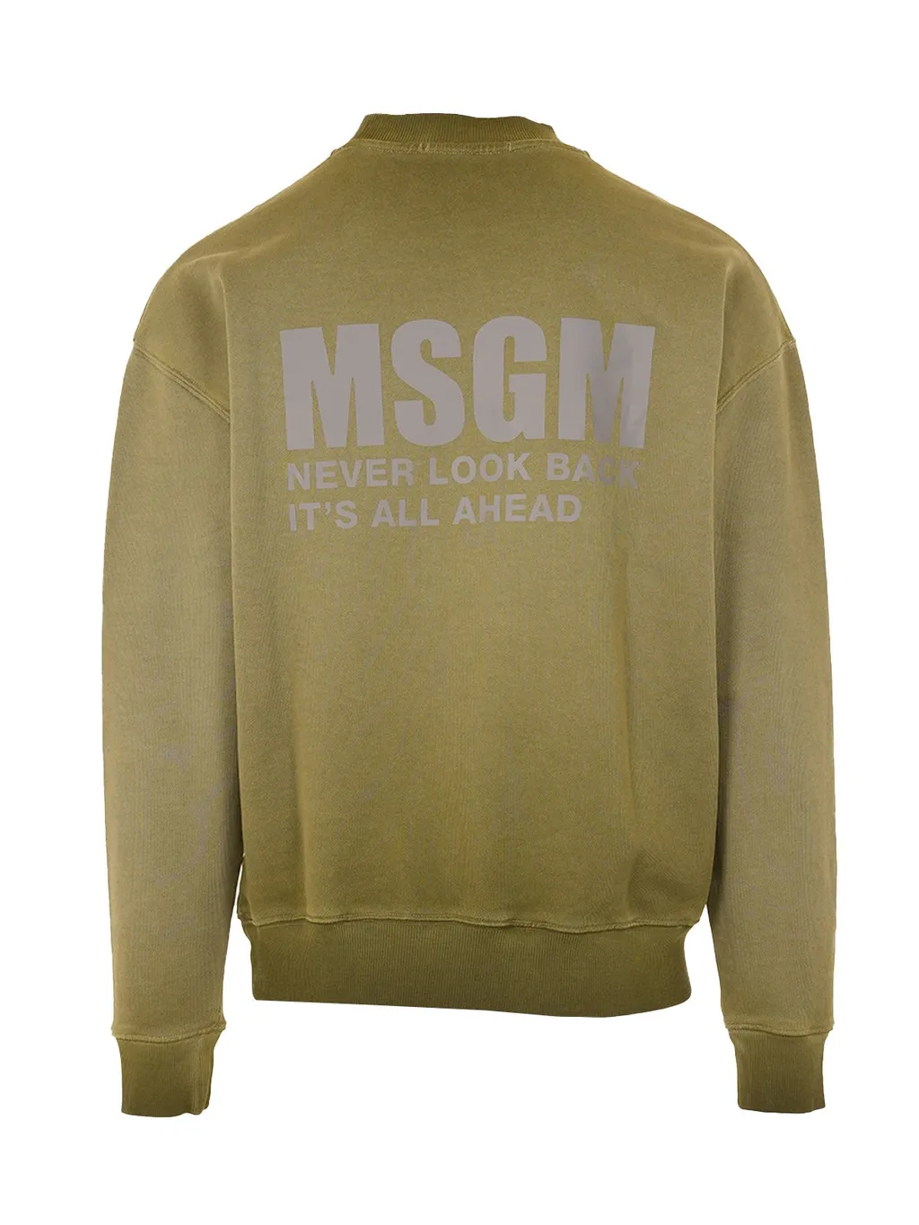 Msgm Logo Printed Crewneck Sweatshirt