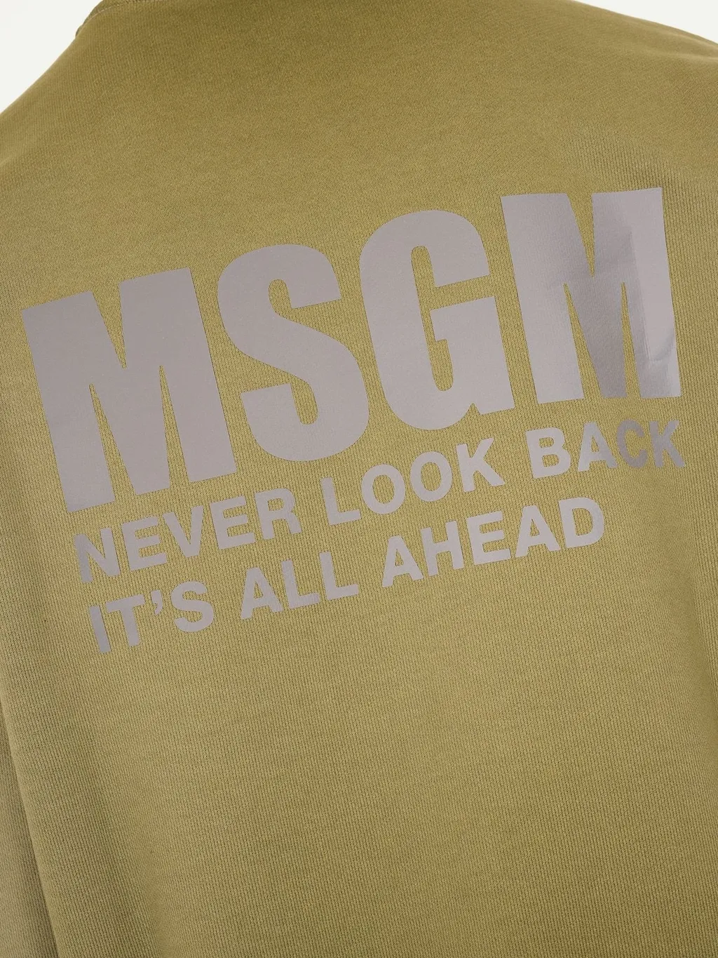 Msgm Logo Printed Crewneck Sweatshirt