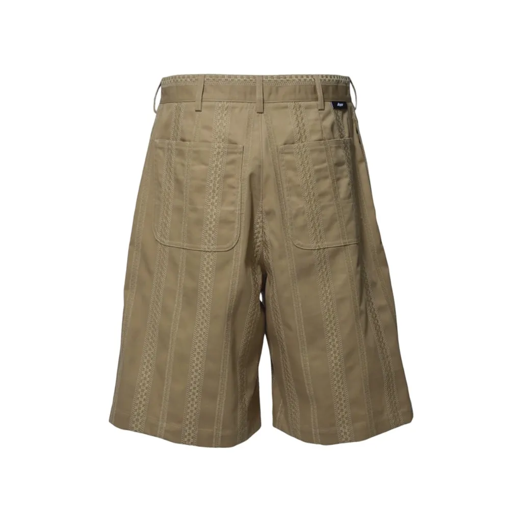 Msgm Embroidered Motif Shorts