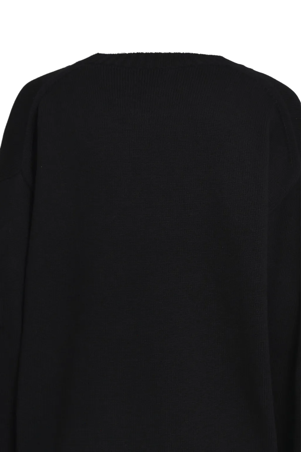 3D Diag Knit Crewneck / Blk Blk