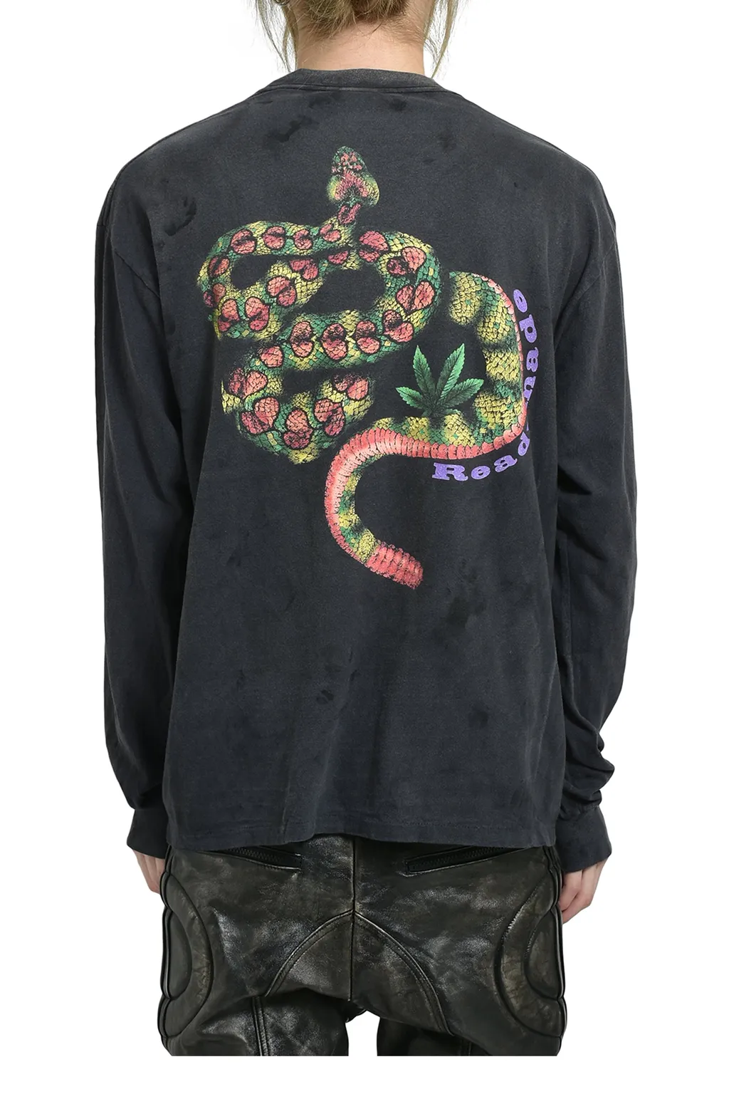 L/S T-Shirt Snake / Black