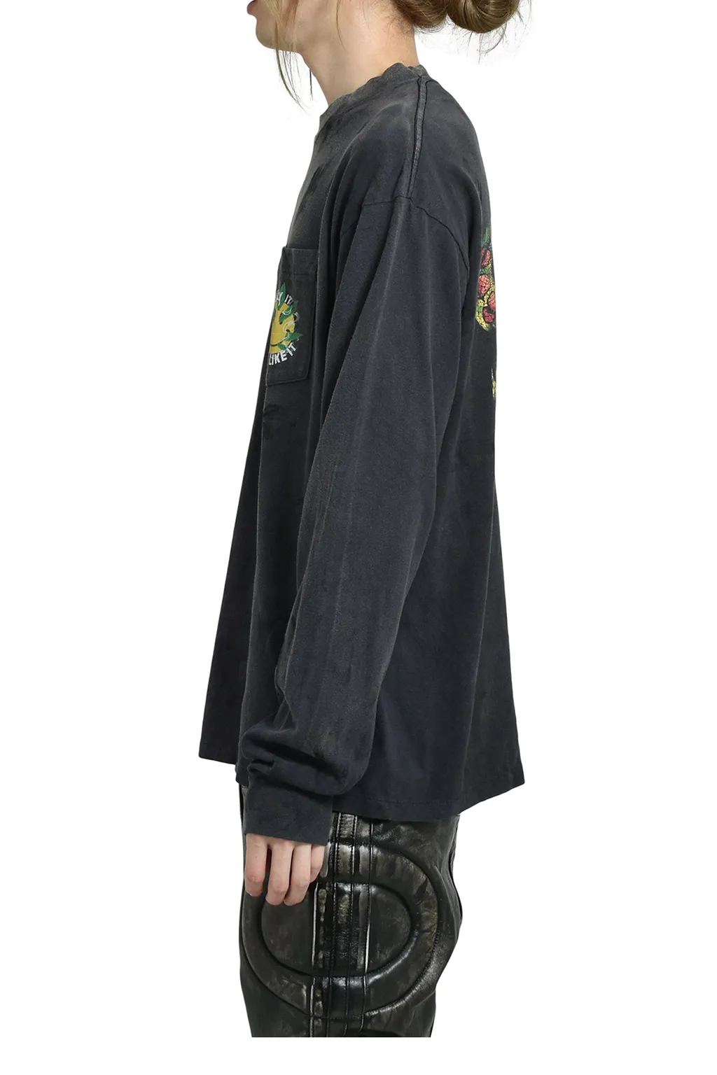L/S T-Shirt Snake / Black