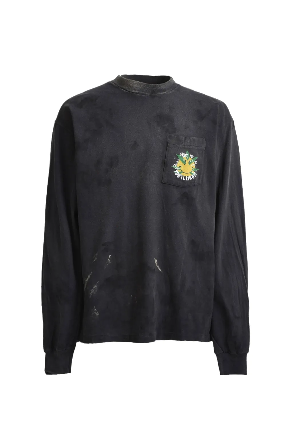 L/S T-Shirt Snake / Black