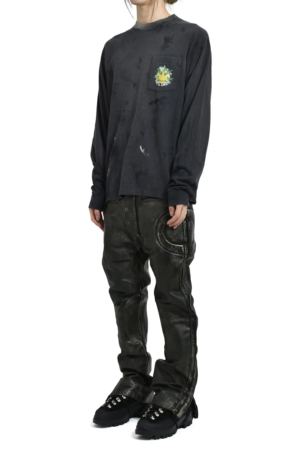 L/S T-Shirt Snake / Black
