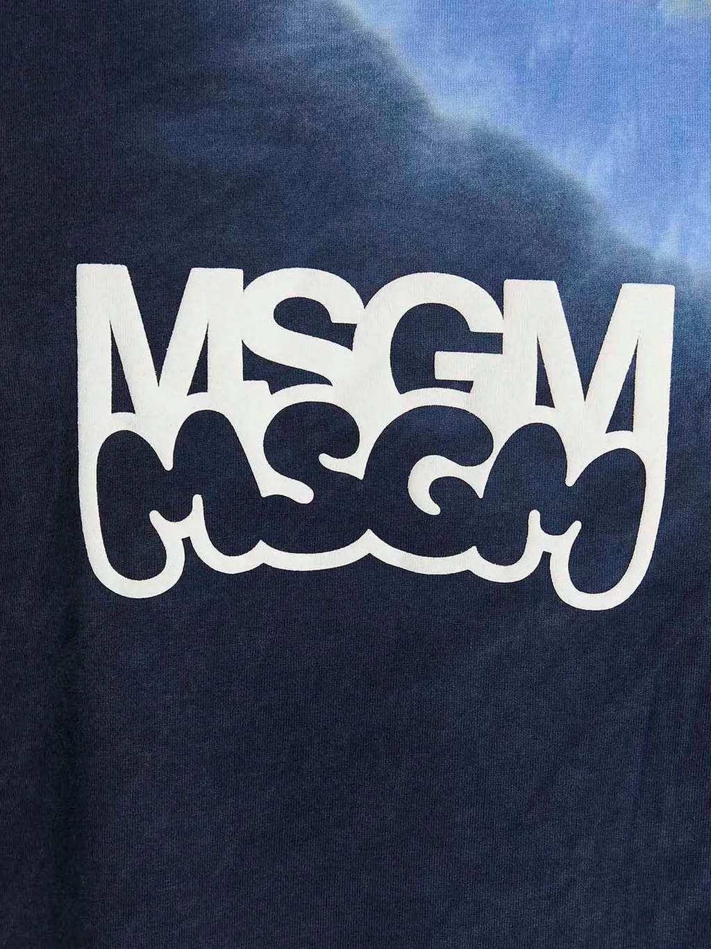 Msgm Tie-Dyed Crewneck T-Shirt