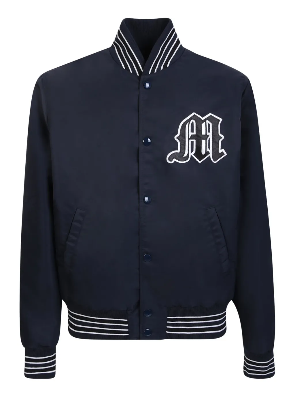 Msgm Logo Patch Long-Sleeved Jacket