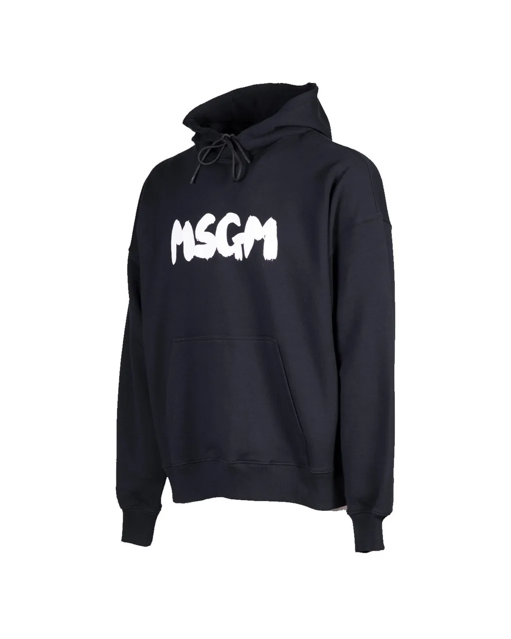 Msgm Logo Printed Drawstring Hoodie