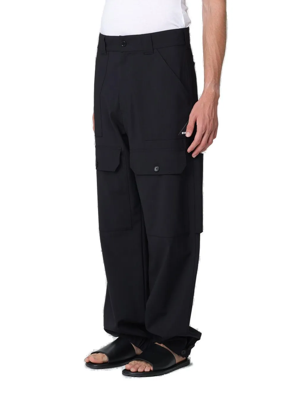 Msgm High Waist Pocket Detailed Trousers