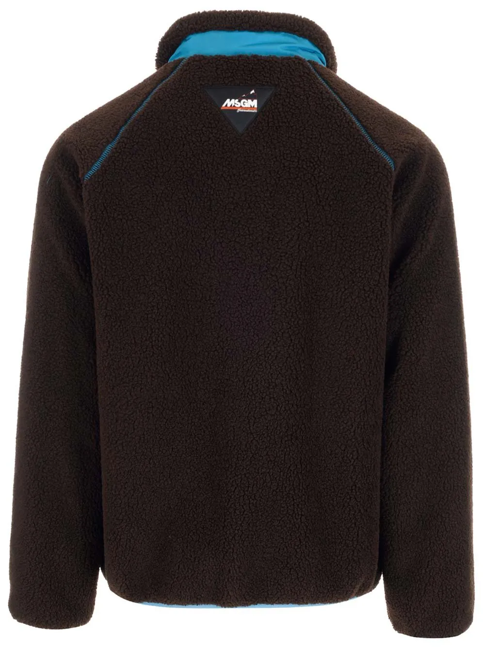 Msgm Logo-Patch Zipped Jacket