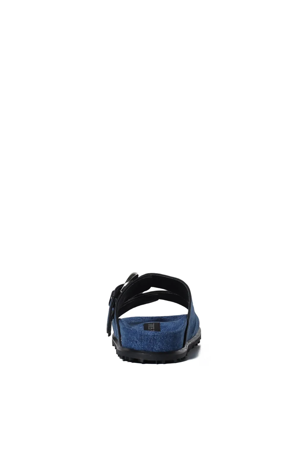 Regenerated Deadstock Denim Ms Ground Sandal / Blu Laser+Wash