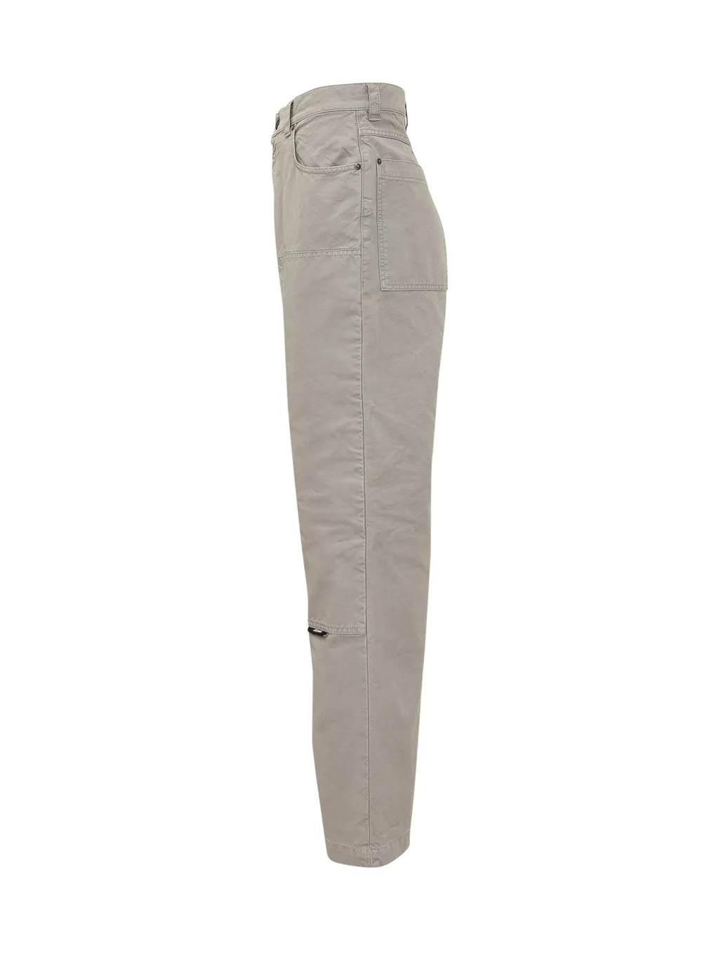 Msgm Logo Patch Wide Leg Trousers