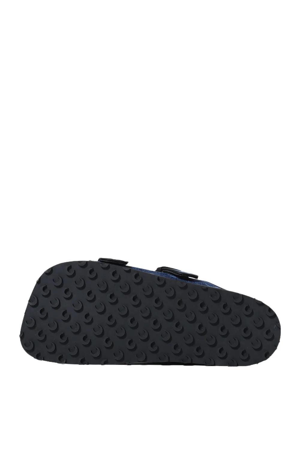 Regenerated Deadstock Denim Ms Ground Sandal / Blu Laser+Wash