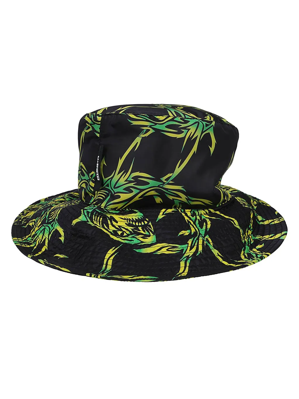 Msgm Tribal Shark Print Bucket Hat