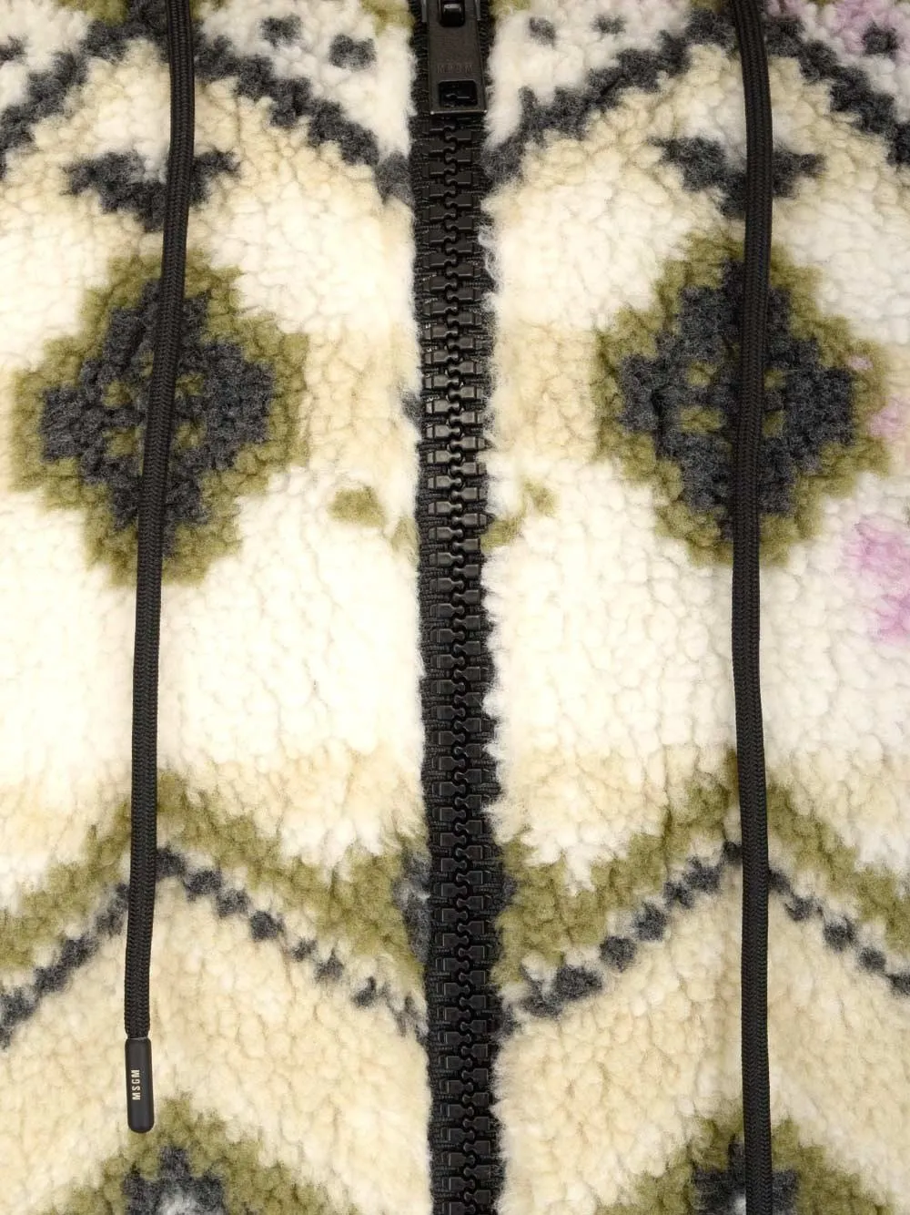 Msgm Drawstring Hooded Jacket