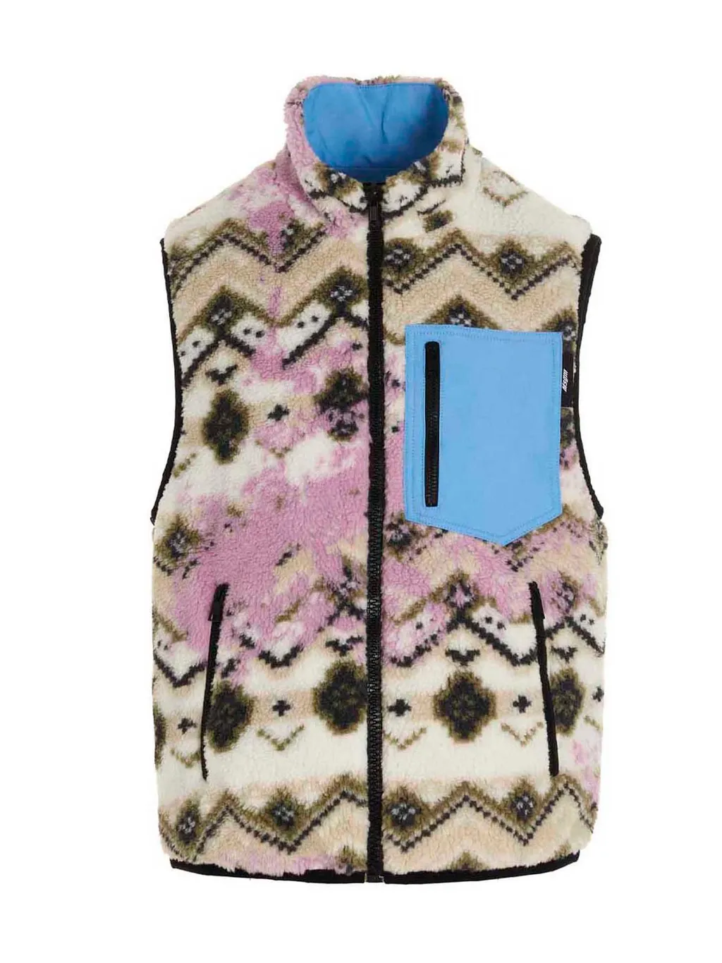 Msgm High Neck Sleeveless Jacket