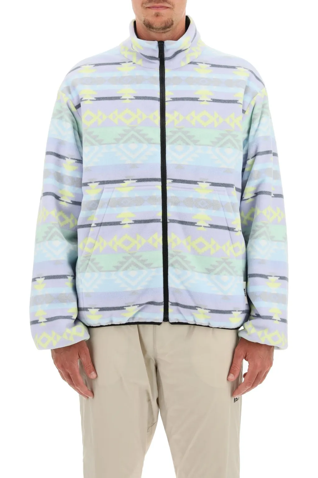 Msgm Abstract Pattern Printed Jacket
