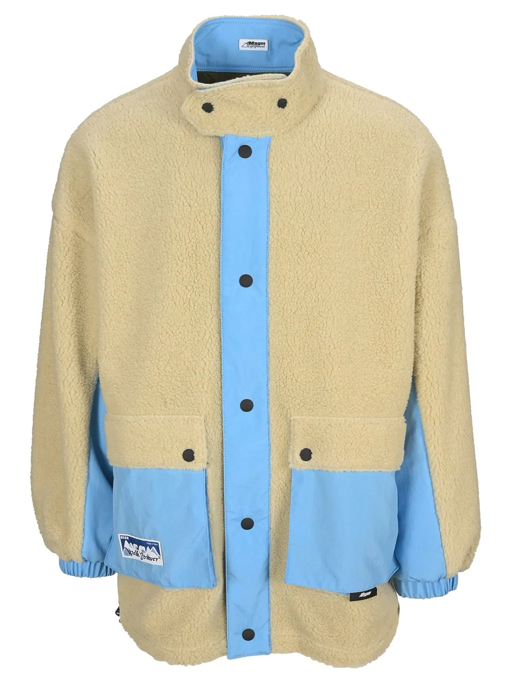 Msgm High Neck Buttoned Jacket