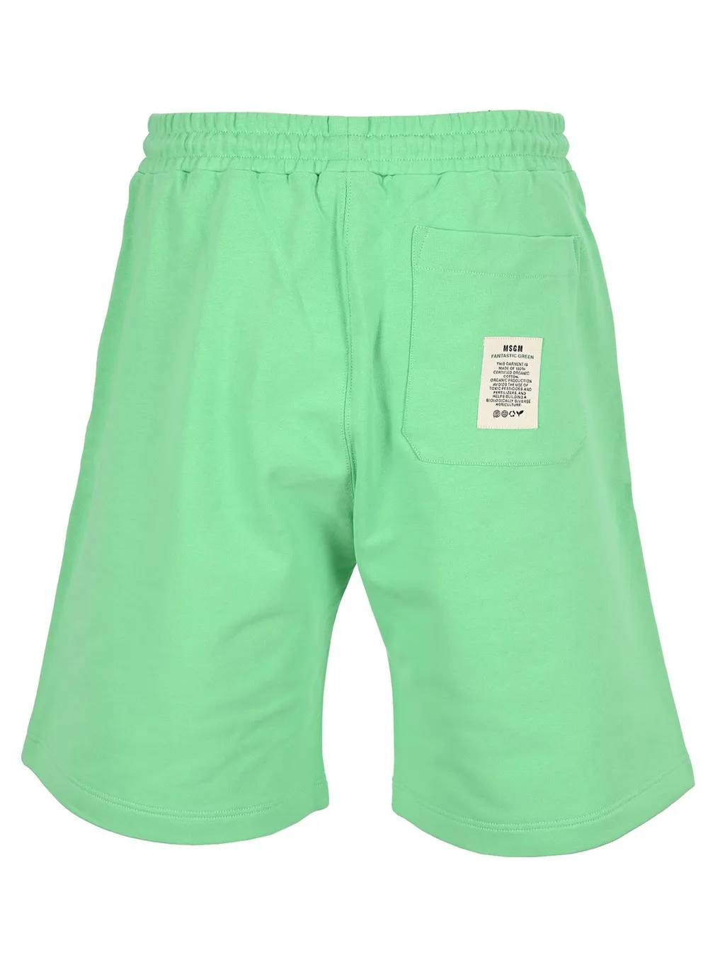 Msgm Logo Printed Drawstring Shorts