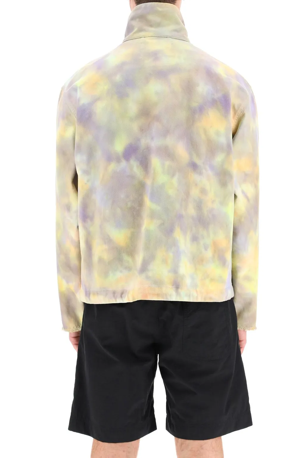 Msgm Half-Zip Tie-Dye Sweatshirt