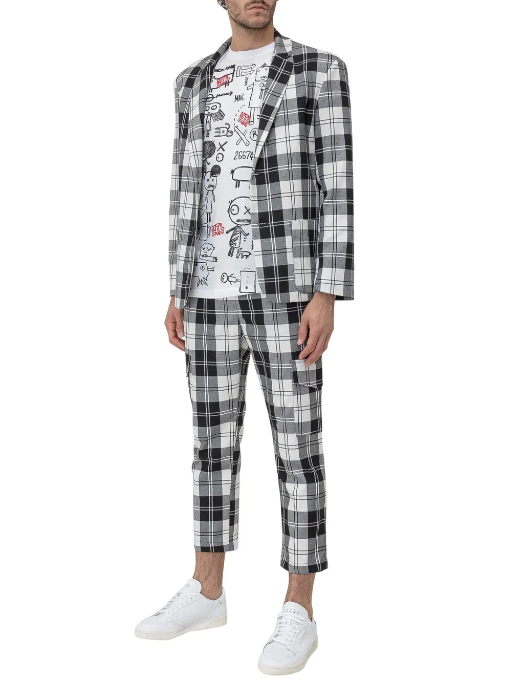 Mtl Studio Tonino Tartan Cropped Pants