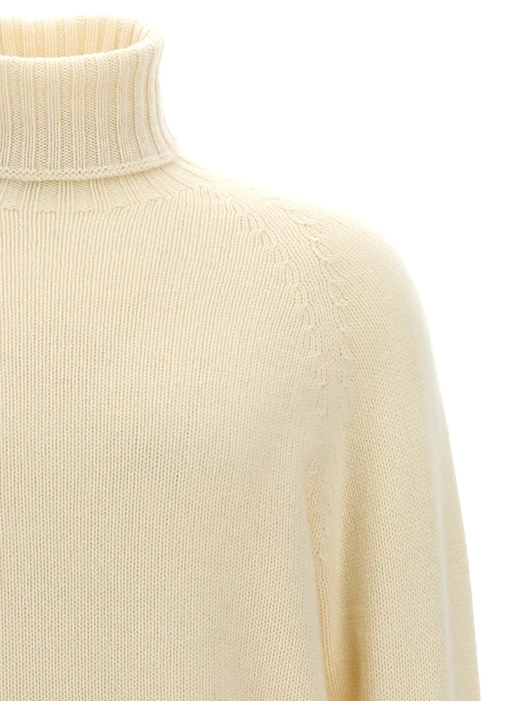 Maya Roll-Neck Ribbed-Knit Jumper Ry