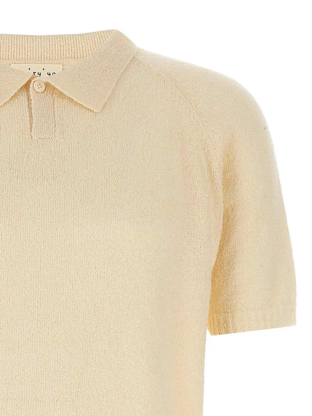 Maya Textured Knit Polo Shirt Ry