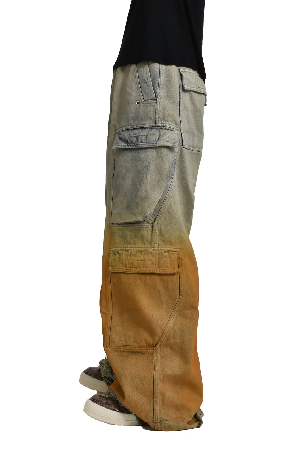 Double Cargo Jumbo Belas / Sky/Orange Degrade