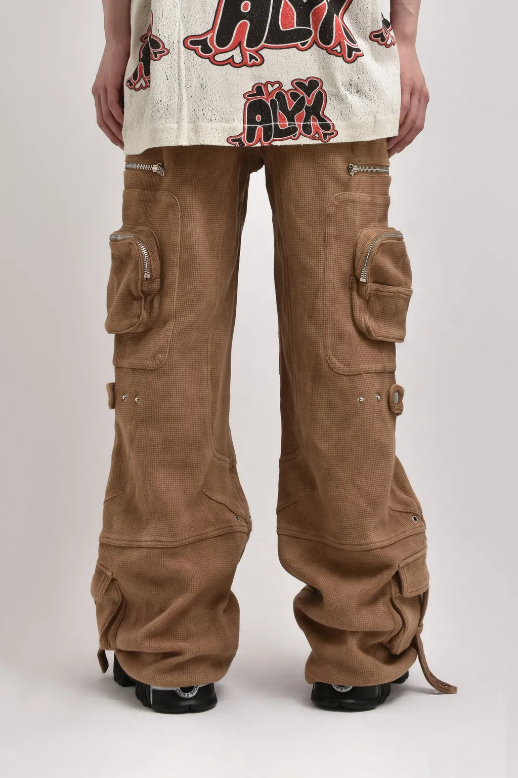 Heavy Waffle Cargo Pants / Kha