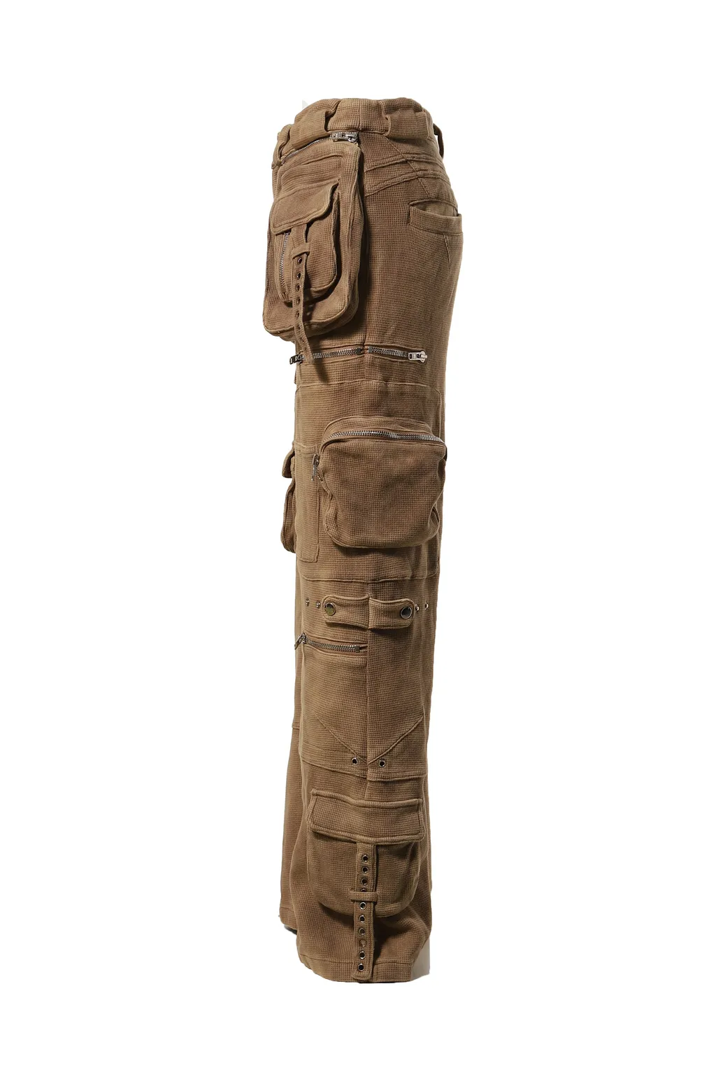 Heavy Waffle Cargo Pants / Kha