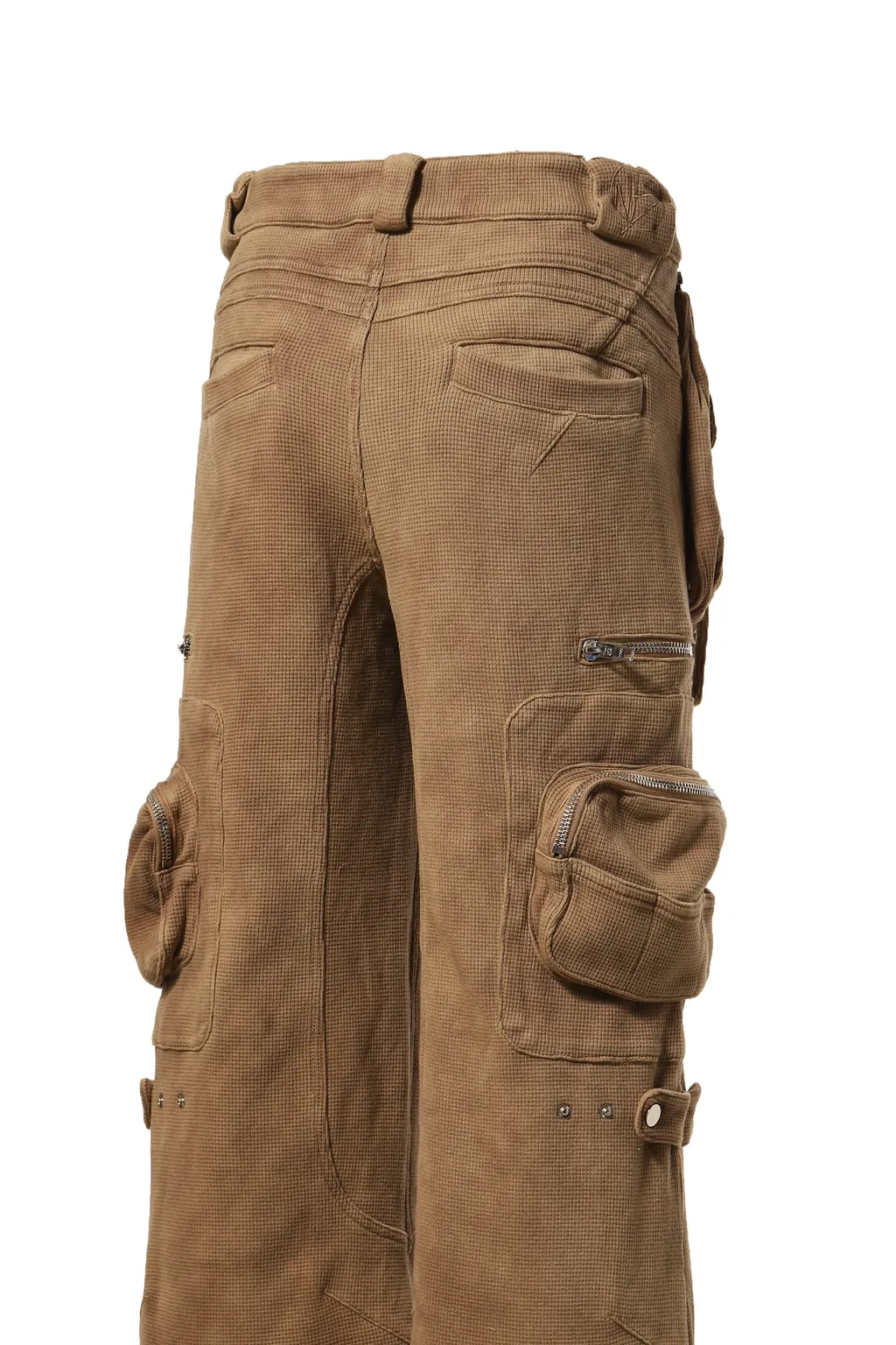 Heavy Waffle Cargo Pants / Kha