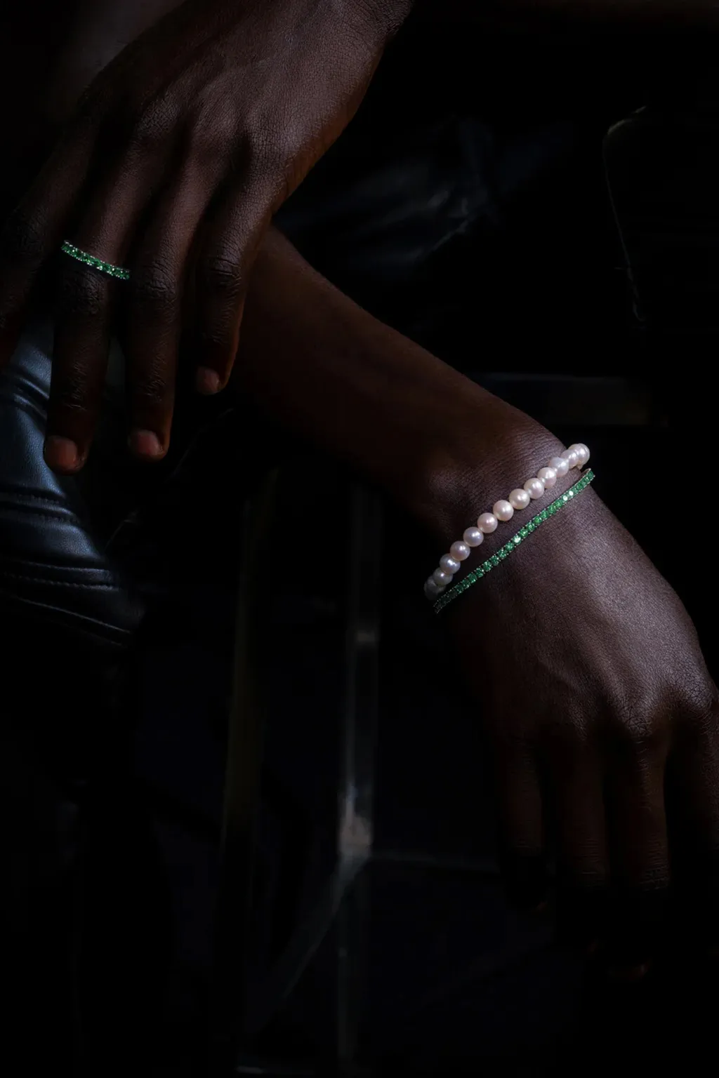 Classic Tennis Bracelet / Grn