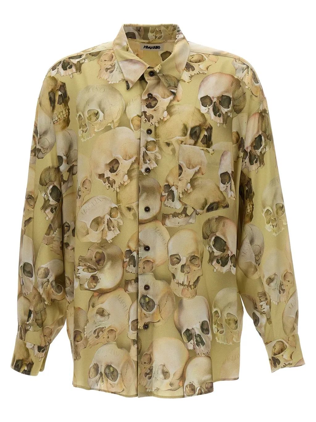 Magliano Fontanelle Skull Printed Shirt