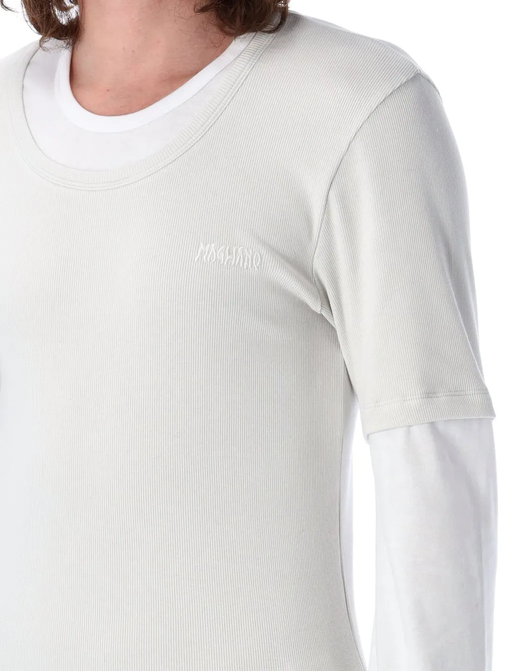 Magliano Trauma Logo Embroidered Layered T-Shirt
