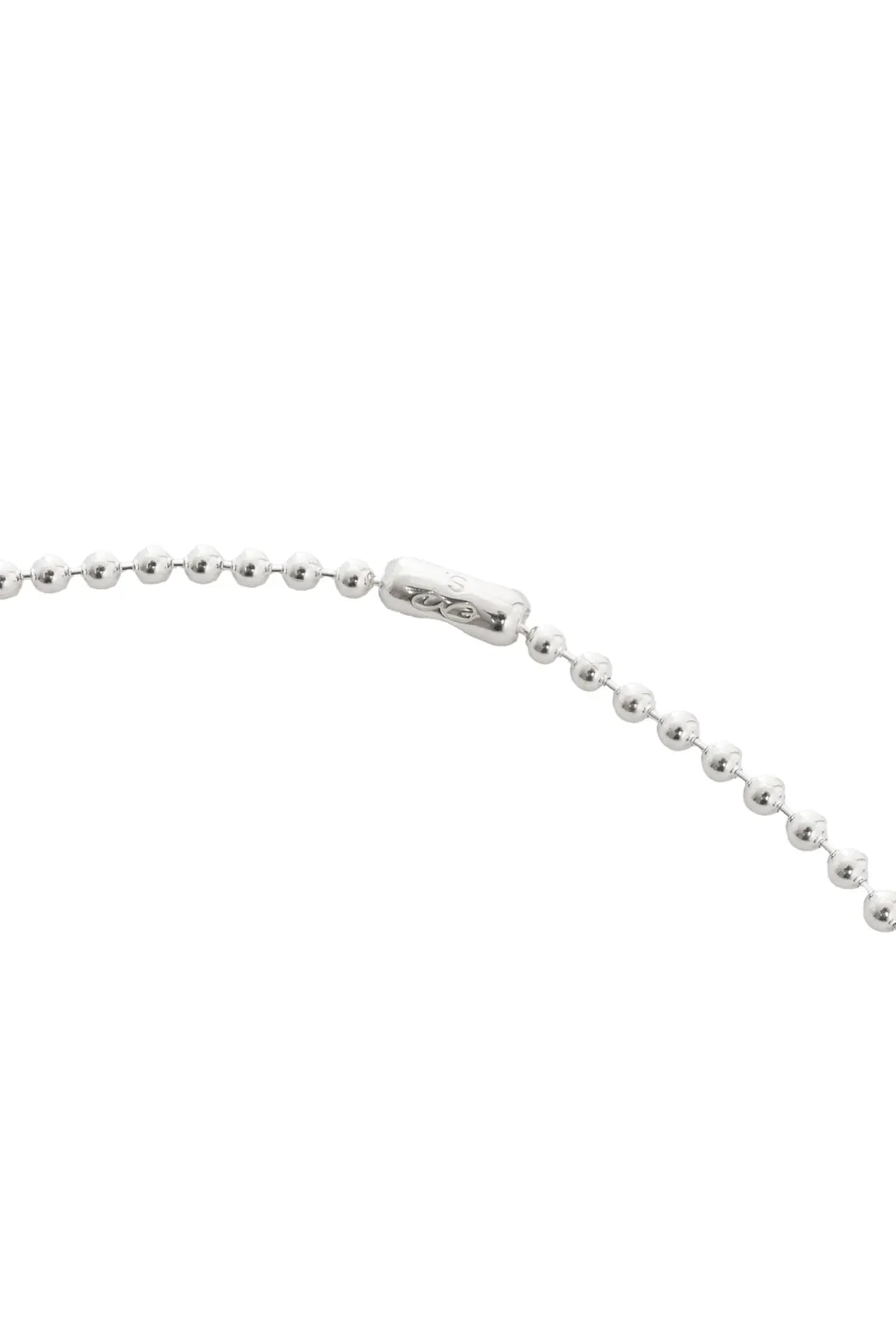 Ball Chain ​​Necklace. -L- Regular / Sil