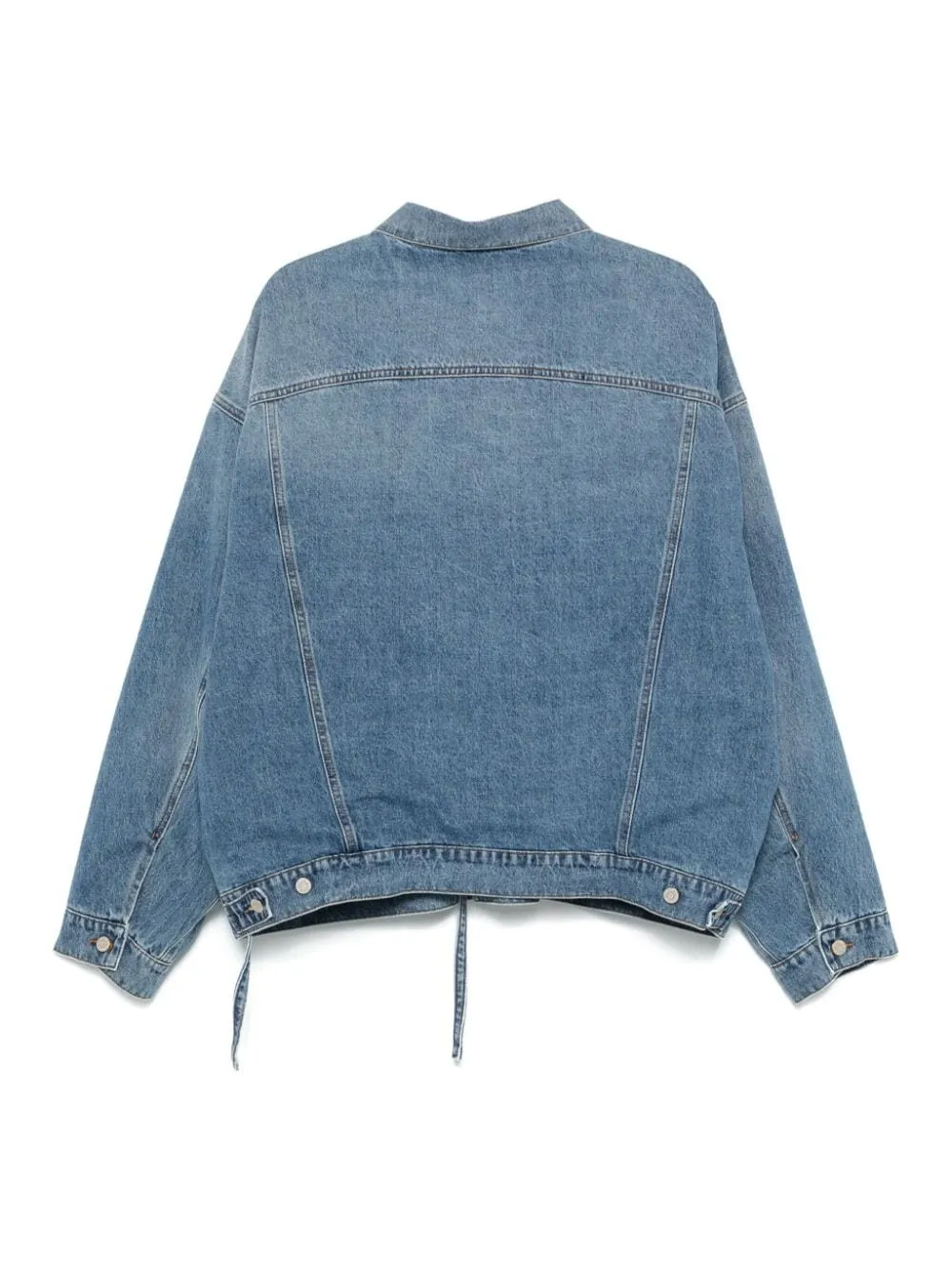 Magliano Long Sleeved Buttoned Denim Jacket