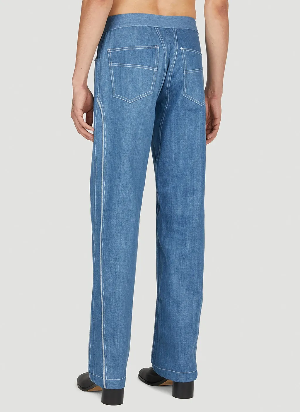 Mainline:Rus/Fr.Ca/De Ella Piped Detail Jeans