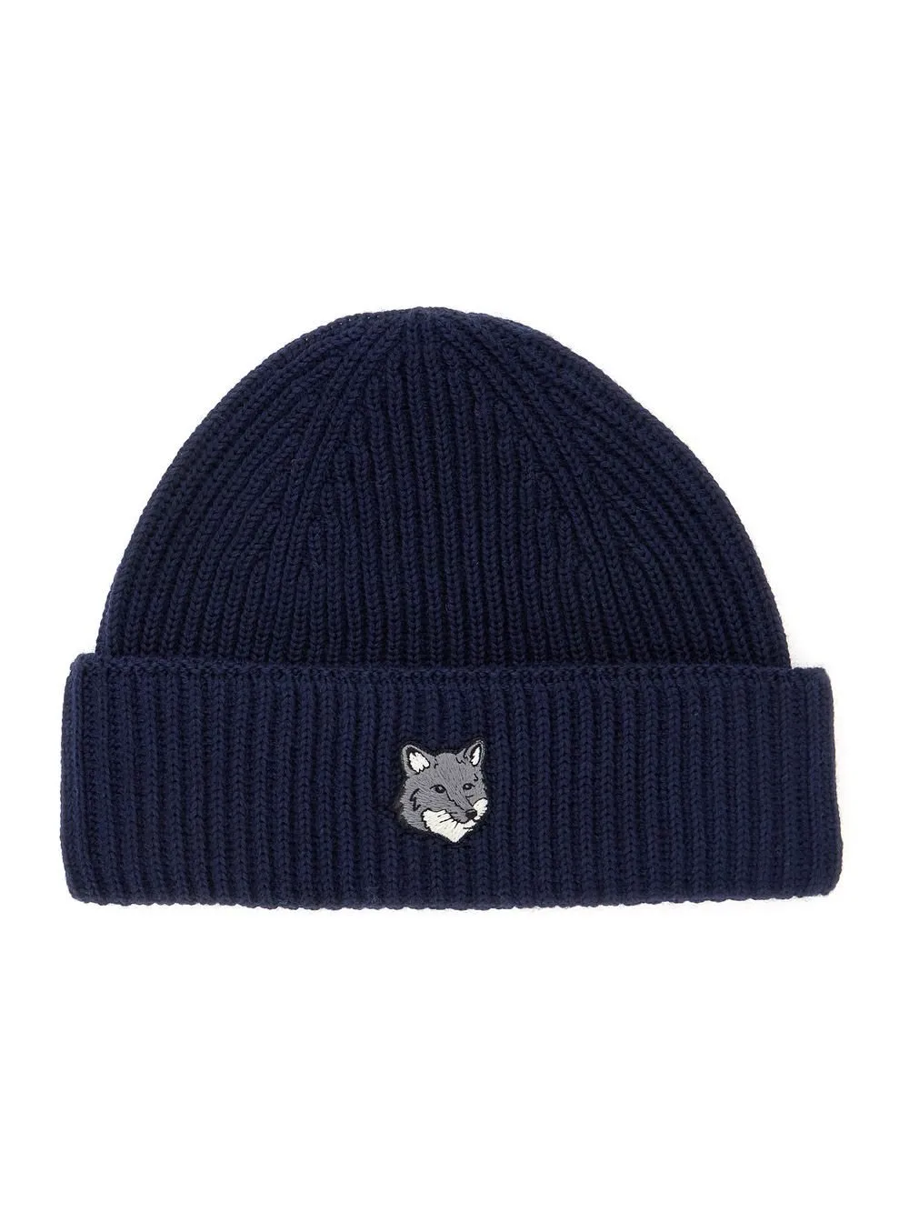 Maison Kitsuné Fox Head Large Beanie