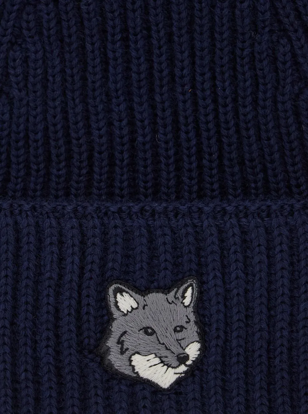 Maison Kitsuné Fox Head Large Beanie