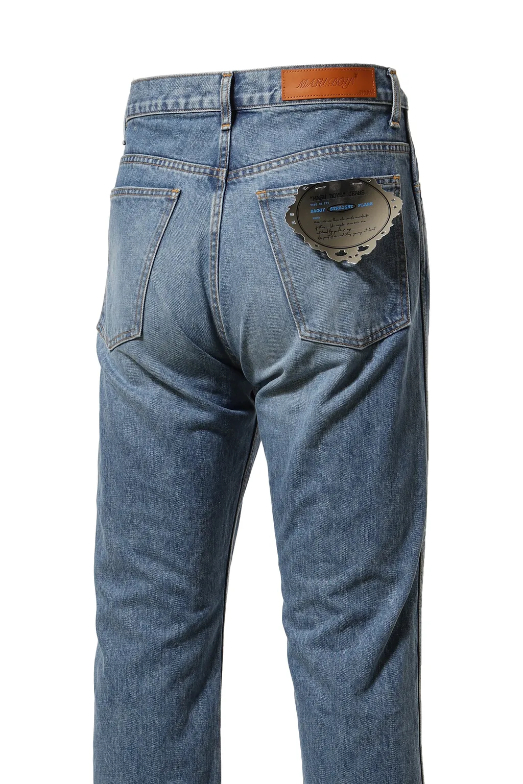 Straight Jeans / Faded Indigo Masuboys