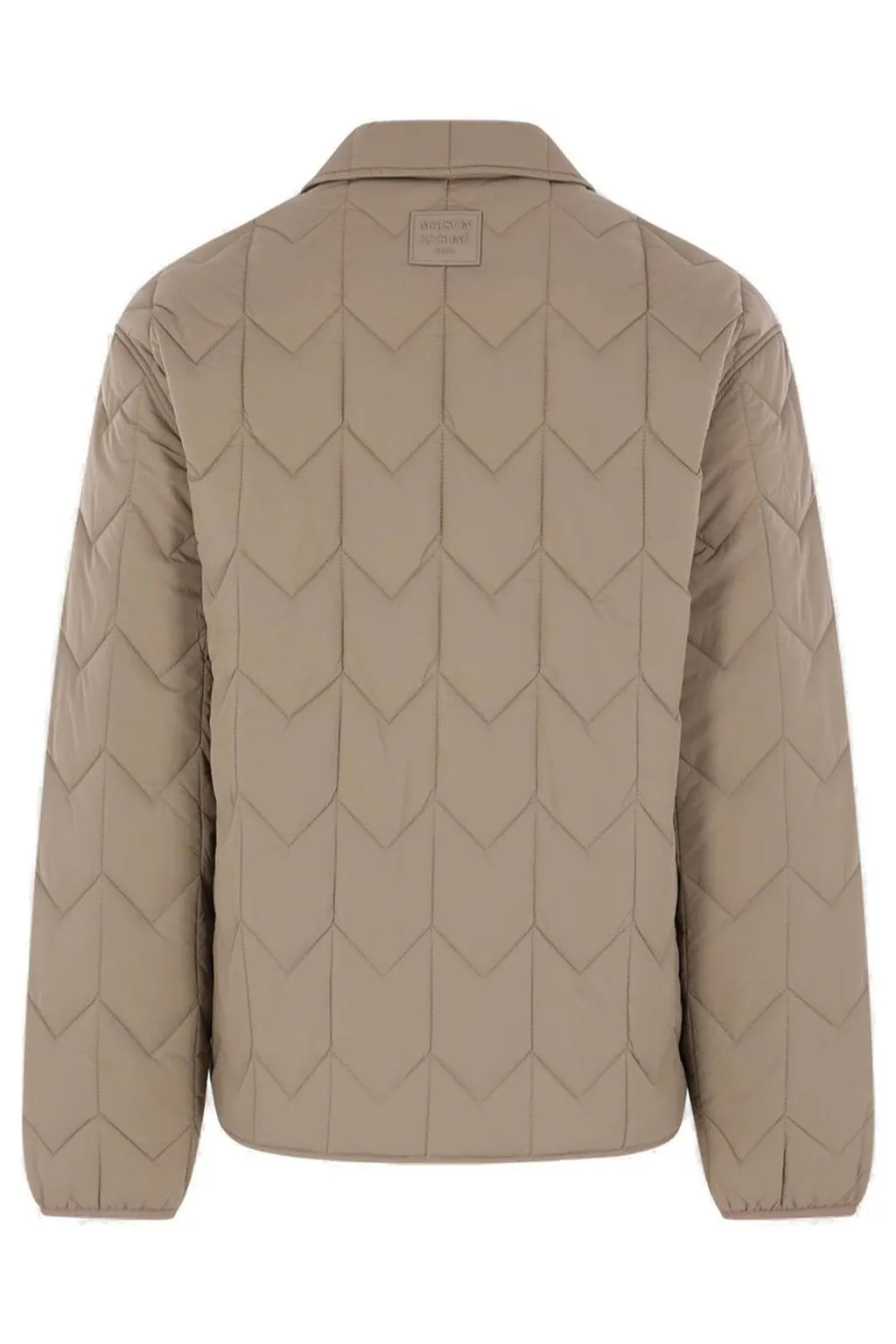 Maison Kitsuné Long Sleeved Quilted Padded Jacket