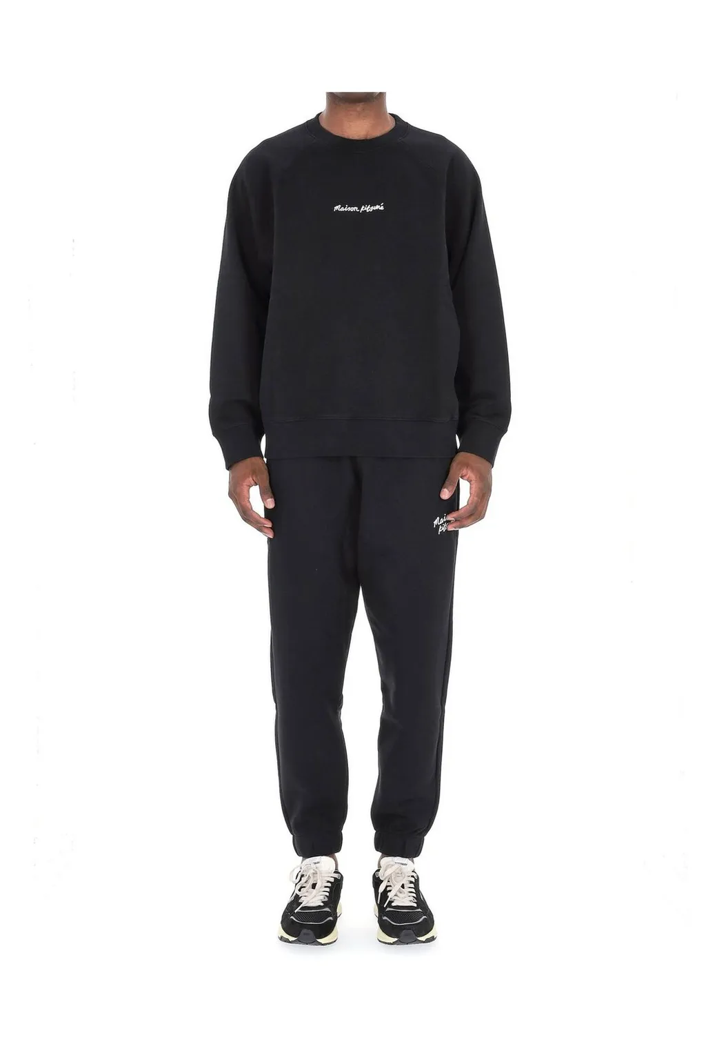 Maison Kitsuné Logo Embroidered Oversized Sweatshirt
