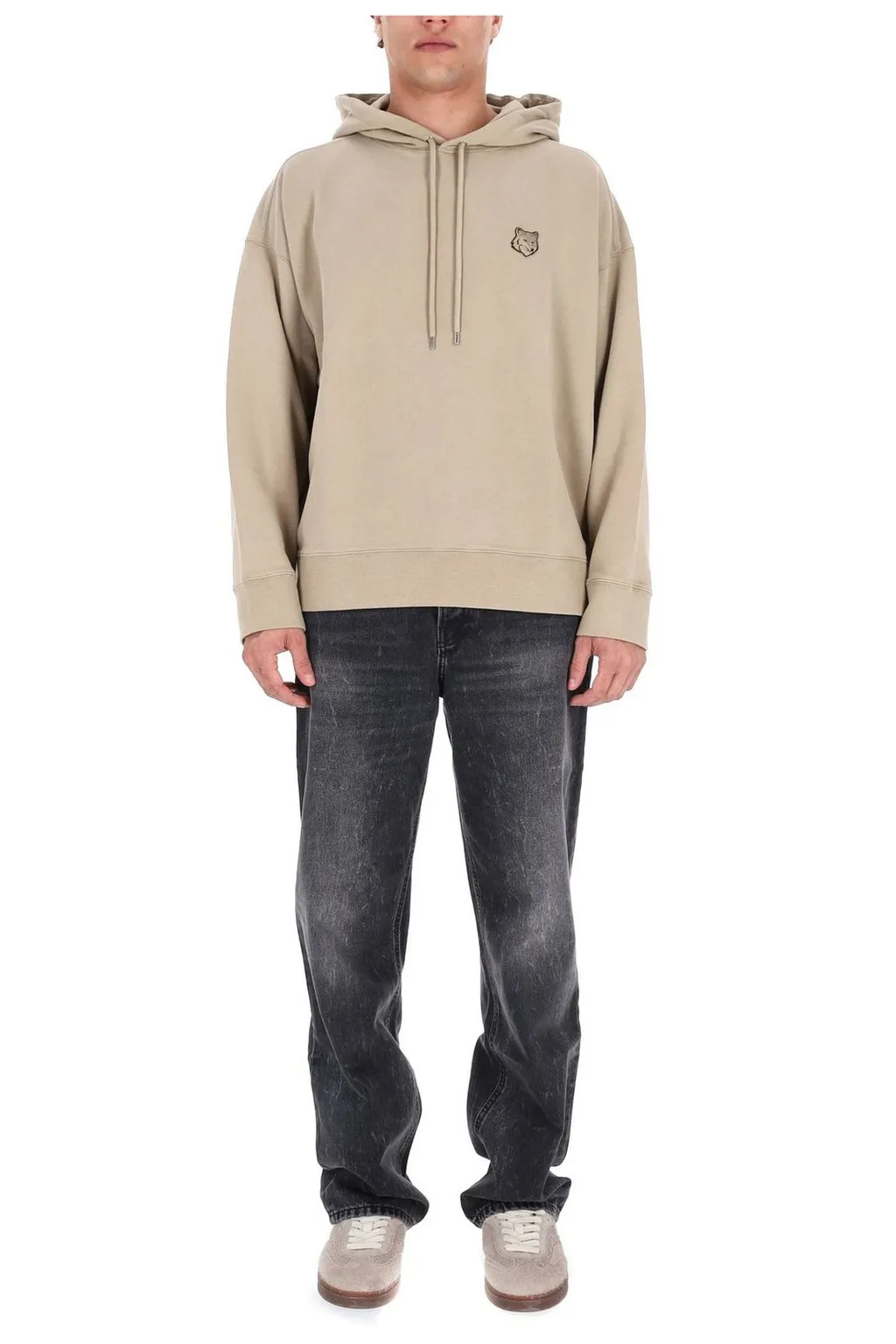 Maison Kitsuné Drawstring Oversized Hoodie