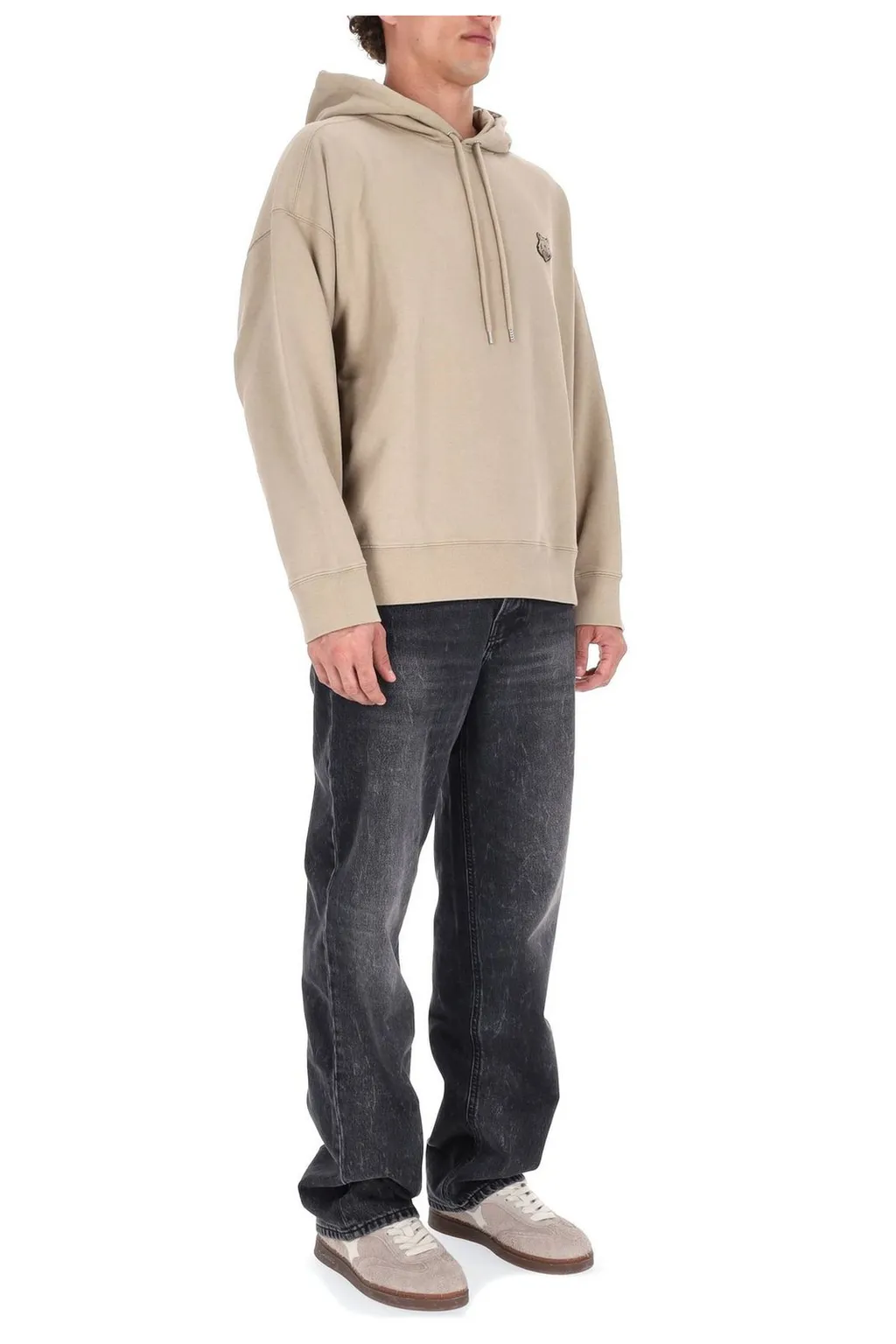 Maison Kitsuné Drawstring Oversized Hoodie