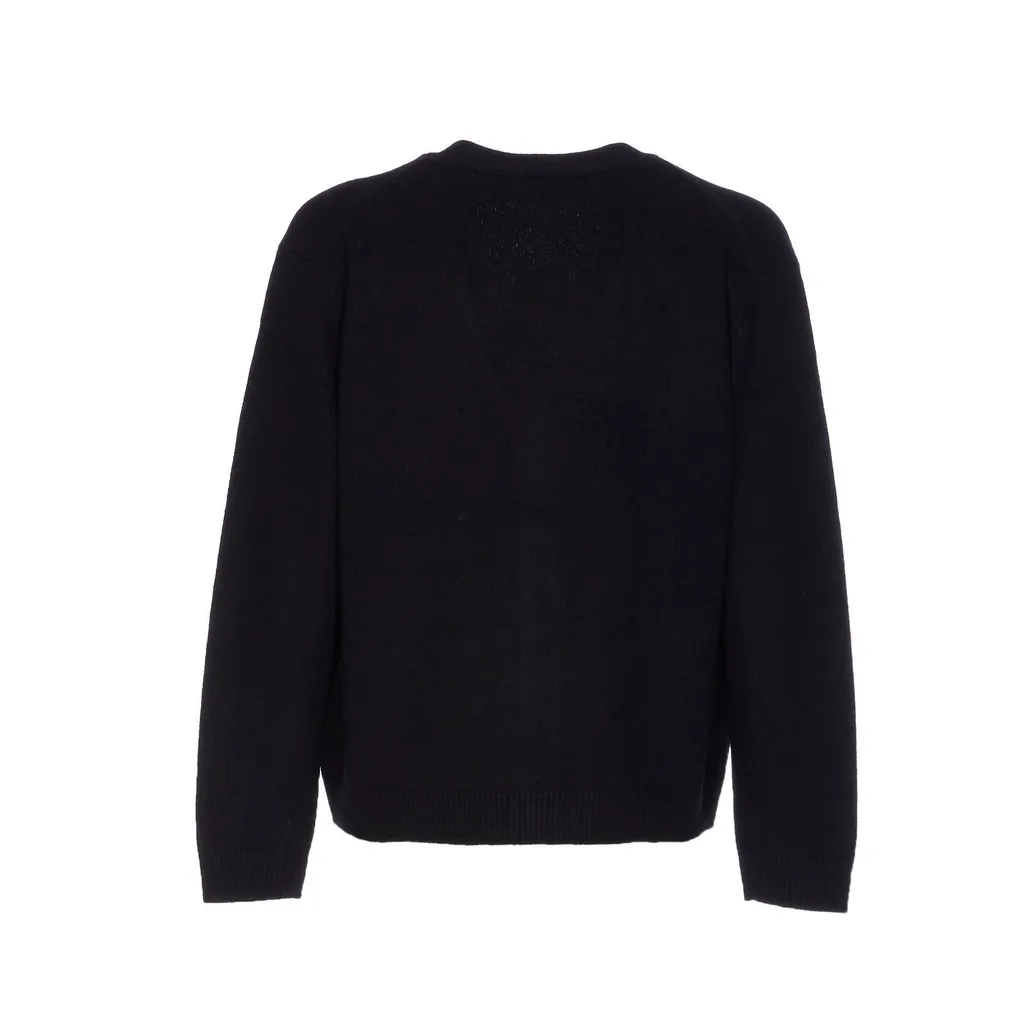 Maison Kitsuné Long Sleeve Buttoned Jumper
