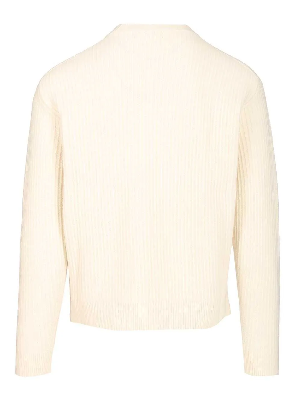 Maison Kitsuné Fox Head Ribbed Jumper