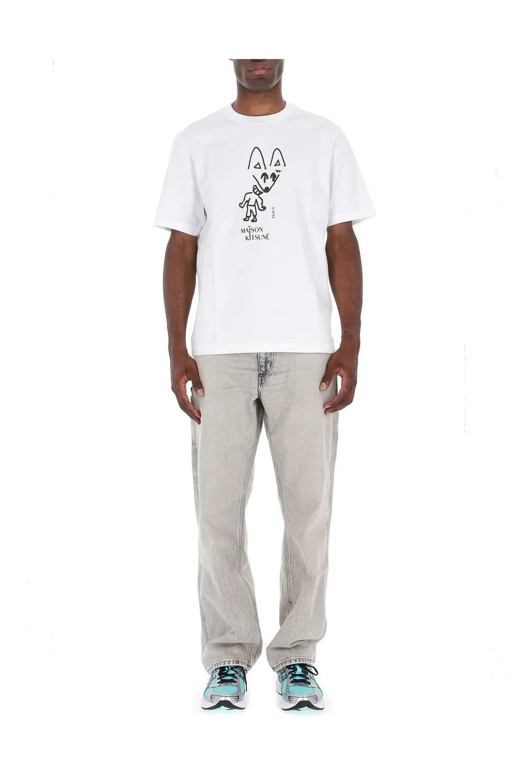Maison Kitsuné Party Fox Crewneck T-Shirt