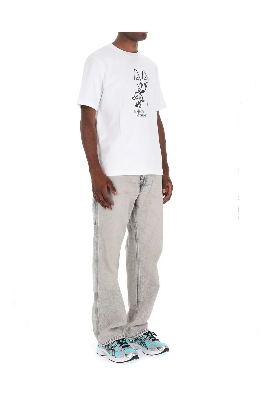 Maison Kitsuné Party Fox Crewneck T-Shirt