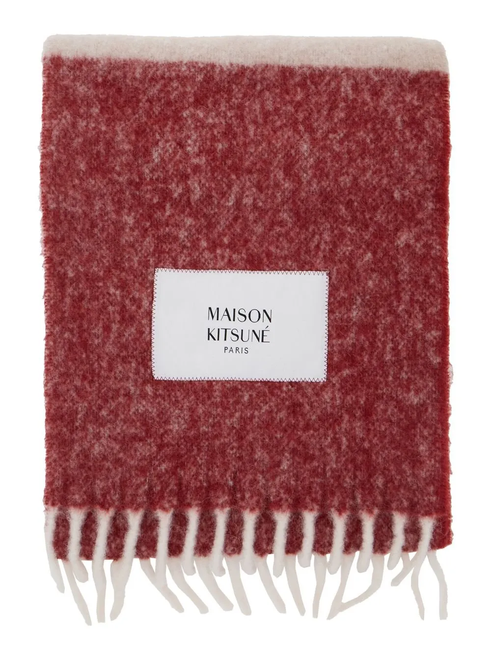 Maison Kitsuné Striped Scarf